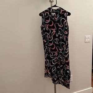 Midi silk dress